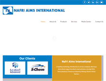 Tablet Screenshot of nafriaims-international.com